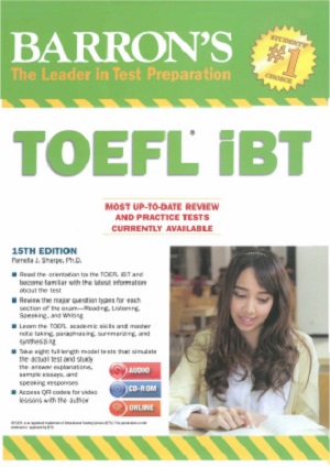 toefl ibt practice test vol 1