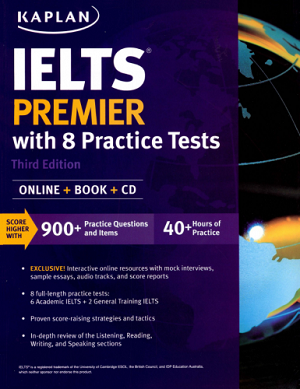 kaplan ielts premier with 8 practice tests audio free